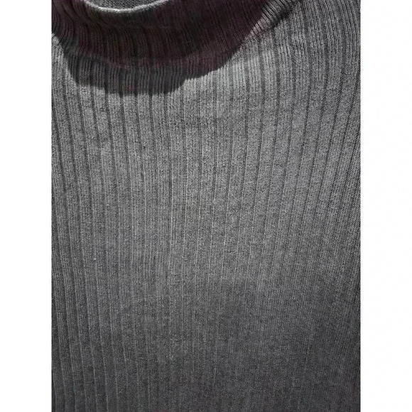 Vintage Women Norm Thompson Portland Blue Silk Pullover Sweater Size L - Picture 3 of 9